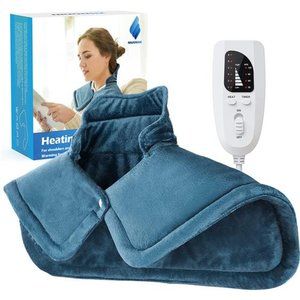 Heating Pad for Neck and Shoulders 2lb Weighted Neck Heating Pad for Pain Relief